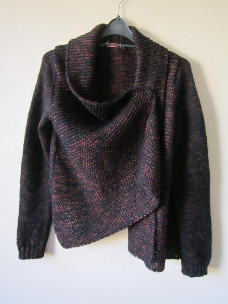 Cora Kemperman vest maat M, Kleding | Dames, Truien en Vesten, Zo goed als nieuw, Maat 38/40 (M), Zwart, Verzenden