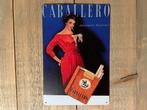 Reclamebord Caballero Cigarettes 20x30, Ophalen of Verzenden, Zo goed als nieuw, Reclamebord