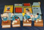 Zeldzame complete set 4 Schleich smurfen stempels + dozen !, Verzenden, Nieuw, Verschillende Smurfen, Poppetje, Figuurtje of Knuffel