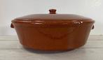 Franse flinke terracotta pot kookpot met deksel (nieuw!)
