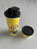 Drinkbeker en snackdoosje Minion - Tupperware (NIEUW), Nieuw, Overige typen, Blauw, Verzenden