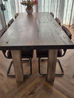Eikenhouten tafel 240x100cm, Ophalen, Gebruikt, 100 tot 150 cm, Eikenhout