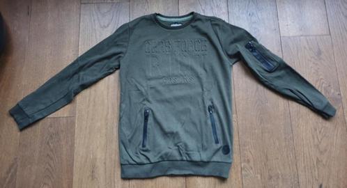 Cars Jeans Legergroene Trui (164), Kinderen en Baby's, Kinderkleding | Maat 164, Gebruikt, Jongen, Trui of Vest, Ophalen of Verzenden