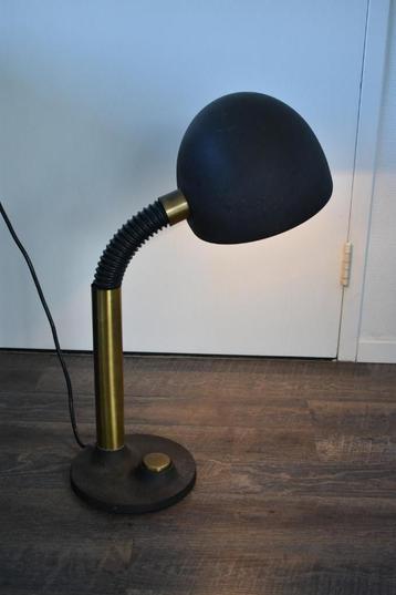 Hillebrand 7404 desk lamp bruin messing beschikbaar voor biedingen