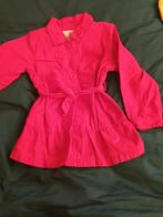 Benetton jas trenshcoat rood 98 /104 jas, Ophalen of Verzenden, Zo goed als nieuw, Meisje, Jas
