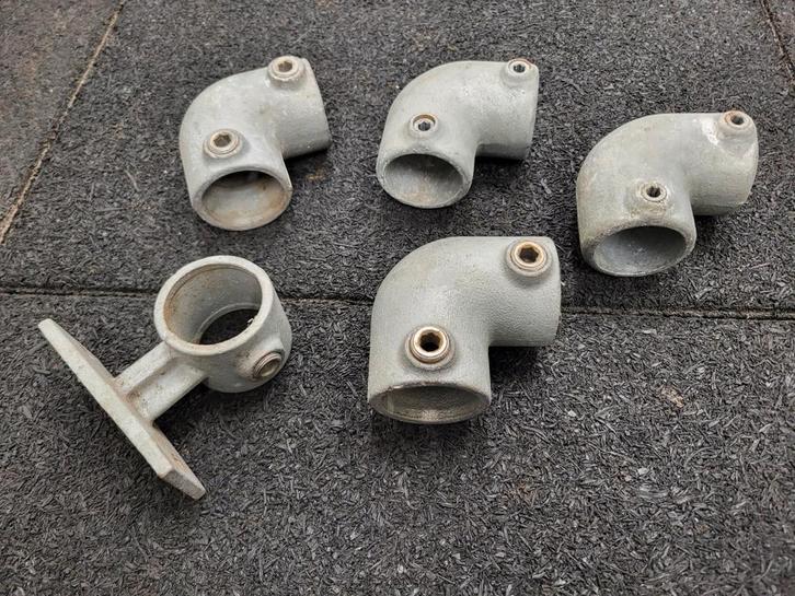 Steigerbuis koppelstukken., Doe-het-zelf en Verbouw, IJzerwaren en Bevestigingsmiddelen, Zo goed als nieuw, Overige typen, Ophalen of Verzenden