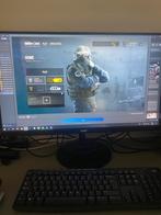 Gaming pc met acer nitro 180HZ full Hd scherm, 256 GB, Zelfgebouwde PC, Ophalen of Verzenden, Zo goed als nieuw