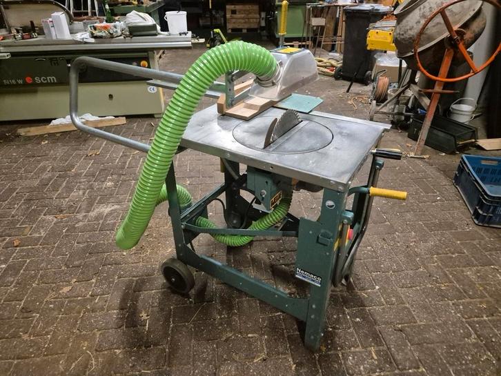 Gjerde 1203  220v  bj 2017, Doe-het-zelf en Verbouw, Gereedschap | Zaagmachines, Zo goed als nieuw, 1200 watt of meer, 70 mm of meer