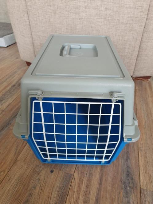 Vervoersbox Ferplast Atlas 10 Grijs/Blauw, Dieren en Toebehoren, Transportboxen, Gebruikt, Ophalen of Verzenden