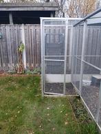 Aluminium voliere panelen, Dieren en Toebehoren, Vogels | Hokken en Kooien, Ophalen, Zo goed als nieuw, Aluminium, Volière