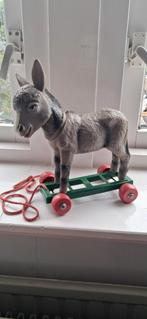 Vintage Speelgoed Ezel op Wielen, Ophalen of Verzenden, Gebruikt, Jongen of Meisje