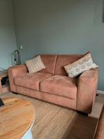 Prachtige camel kleurige tweezitsbank, Huis en Inrichting, Ophalen of Verzenden, Zo goed als nieuw