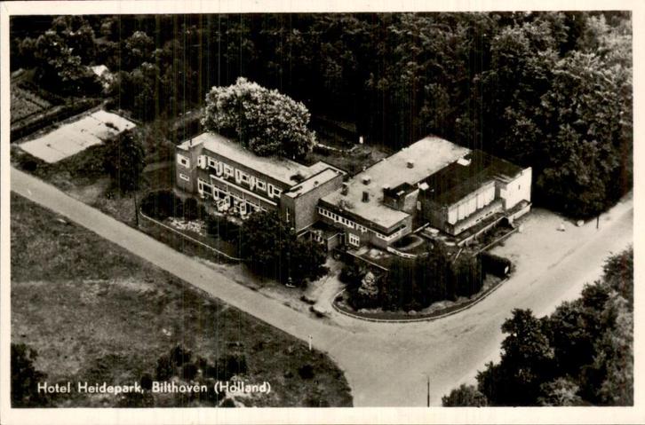 Bilthoven - Heidepark Hotel, Verzamelen, Ansichtkaarten | Nederland, Ongelopen, Utrecht, 1940 tot 1960, Ophalen of Verzenden