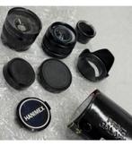 Hanimex mc f=28 52 7051686 + aico wider fisheye ser-vii 52mm, Ophalen of Verzenden, H, H, H