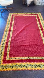 XL kleed uit de Provence rood/ geel, Ophalen of Verzenden, Gebruikt, Rechthoek, Binnen