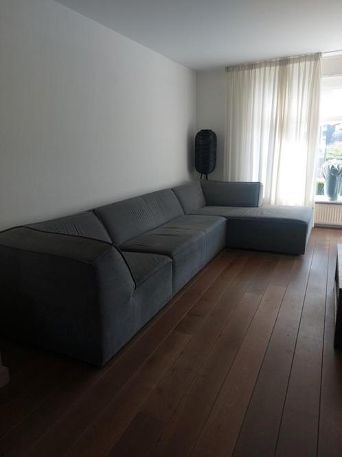Mooie hoekbank lounge grijs., Huis en Inrichting, Banken | Complete zithoeken, Zo goed als nieuw, Ophalen