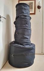 Gewa Drum bags drumhoezen set drumtassen hoezen tassen, Muziek en Instrumenten, ., Ophalen of Verzenden, Zo goed als nieuw, .