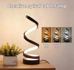 Spiraal Tafellamp – Moderne Kunst in Lichtvorm, Ophalen of Verzenden, Zo goed als nieuw, Minder dan 50 cm