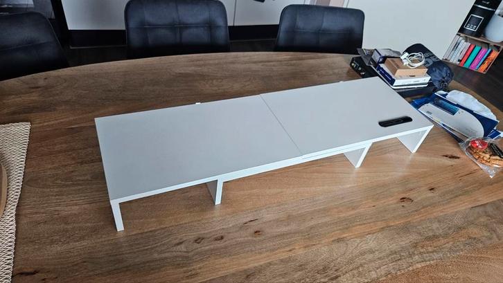 Bontec monitor verhoger voor 2 beeldschermen, Computers en Software, Laptopstandaarden, Zo goed als nieuw, Ophalen of Verzenden