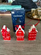 3 Kersthangers in de vorm van grachtenpandjes, Albert Heijn, Ophalen of Verzenden