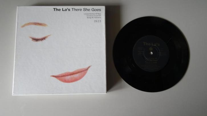 The La's EP box  There she goes en Echo& The Bunnymen single, Cd's en Dvd's, Vinyl | Overige Vinyl, Zo goed als nieuw, Overige formaten