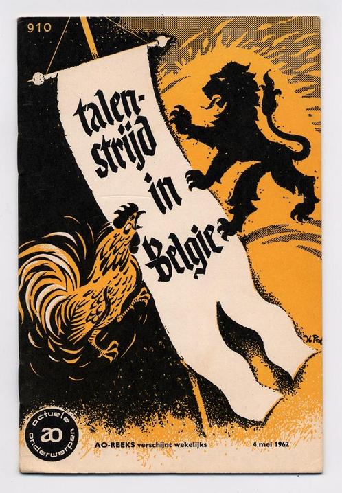 Talenstrijd in België - Vlaams Waals taalstrijd taalgrens, Boeken, Reisverhalen, Zo goed als nieuw, Benelux, Ophalen of Verzenden