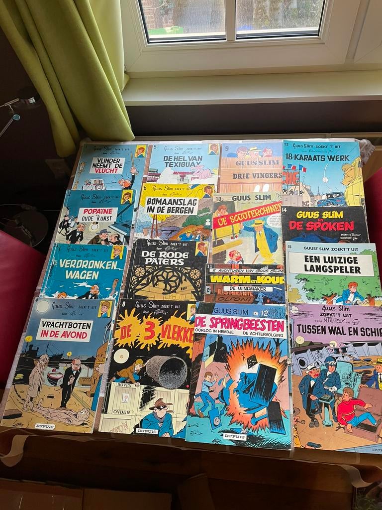 Deel 1 t/m 16 van Guus Slim, Boeken, Stripboeken, Meerdere stripboeken, Ophalen of Verzenden, Gelezen