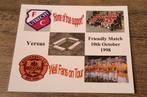 Fc Utrecht. Vriendschaps kaart geseald tussen FCU-Motherwell, Ophalen of Verzenden, Zo goed als nieuw, F.C. Utrecht, Spelerskaart