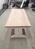 Eiken Kloostertafel 190x85, Huis en Inrichting, Tafels | Eettafels, Ophalen, Zo goed als nieuw