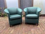 2x Aura Wittmann Austria designfauteuils zgan stof, Ophalen, Klassiek Tijdloos Chique, 75 tot 100 cm, Zo goed als nieuw