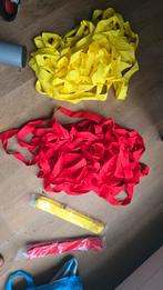 Sportlinten - Rood en Geel 60 stuks, Sport en Fitness, Voetbal, Ophalen of Verzenden, Gebruikt
