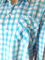 PME LEGEND blauw/wit geblokt katoenen overhemd XL, Overige kleuren, Verzenden, Overige halswijdtes, Pme Legend
