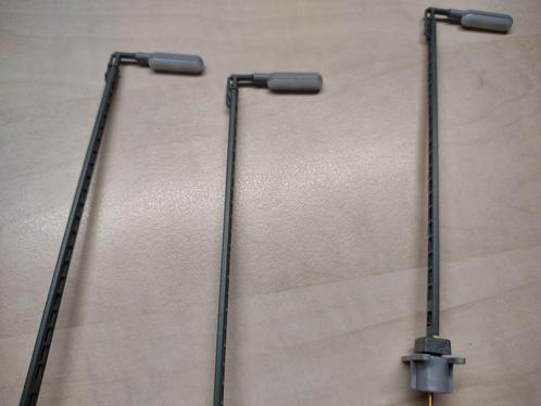 3x Viessmann H0 63622 Bahnhofsleuchte Wallau, LED, weiẞ, OVP, Hobby en Vrije tijd, Modeltreinen | H0, Zo goed als nieuw, Overige typen