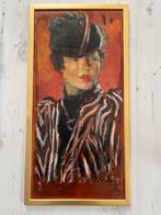 Impressionistisch schilderij, Mode Parijs, jaren '30, Antiek en Kunst, Ophalen of Verzenden