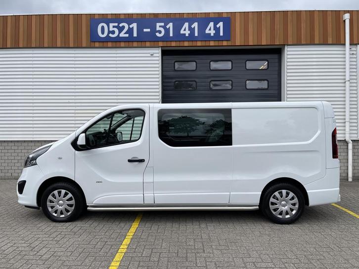 Opel Vivaro 1.6 CDTI 125pk L2H1 DC 5 persoons Sport EcoFlex, Auto's, Bestelauto's, Bedrijf, Te koop, ABS, Achteruitrijcamera, Airconditioning