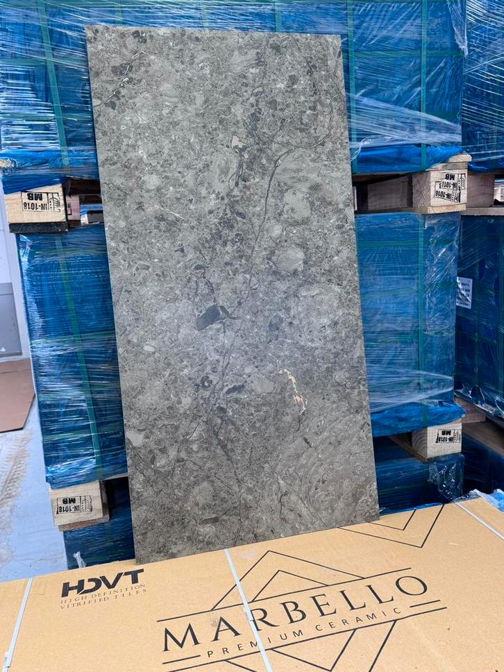 Restpartij Premium Marbello tegels! 60x120 cm | €20,- pm2!, Doe-het-zelf en Verbouw, Tegels, Nieuw, Vloertegels, Keramiek, 60 cm of meer