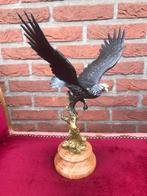 Weens brons, adelaar in de vlucht, topbeeld!, Antiek en Kunst, Antiek | Koper en Brons, Ophalen of Verzenden, Brons