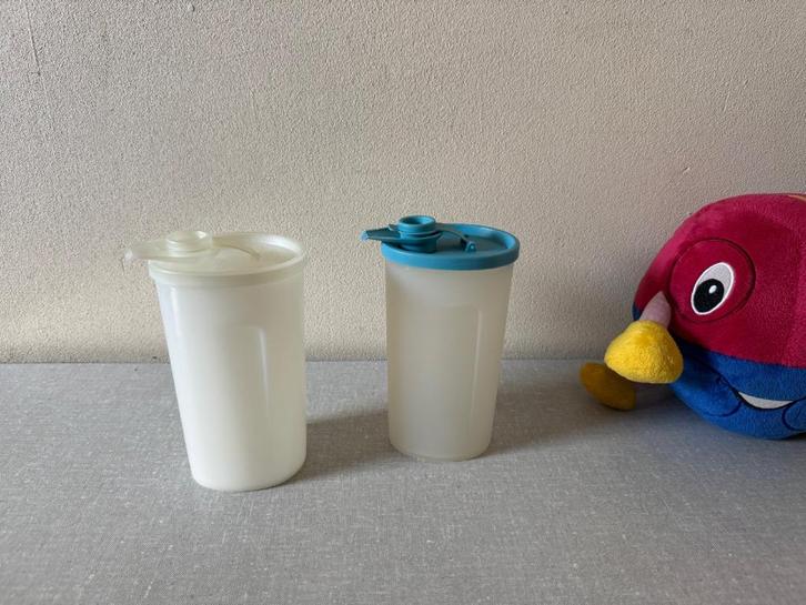 Z.G.A.N. oliekannetje - azijnkannetje - kannetjes TUPPERWARE, Huis en Inrichting, Keuken | Tupperware, Zo goed als nieuw, Beker of Kan