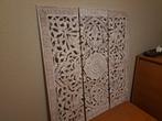 houten drieluik, Huis en Inrichting, Ophalen, Zo goed als nieuw