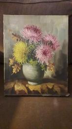 TILLY MOES SCHILDERIJ : CHRYSANTEN, Antiek en Kunst, Ophalen of Verzenden