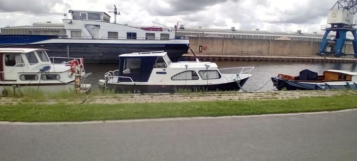Verhoef Kruiser, Watersport en Boten, Motorboten en Motorjachten, Gebruikt, Staal, 6 tot 9 meter, Benzine, Buitenboordmotor, Minder dan 10 pk