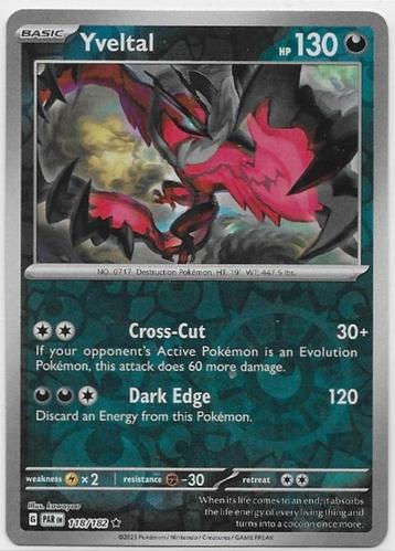 Paradox Rift,  Yveltal [reverse] 118/182 beschikbaar voor biedingen