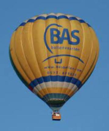 € 30,-- korting per persoon BAS Ballonvaarten beschikbaar voor biedingen