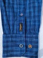 PME Legend overhemd met ruitmotief (L) Gewassen en zgan, Blauw, Ophalen of Verzenden, Zo goed als nieuw, Halswijdte 41/42 (L)