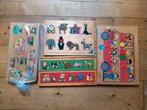 Vintage houten puzzels Simplex en Ravensburg, Gebruikt, Ophalen of Verzenden