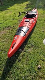 Prijon enduro 455 Kajak met roer spatzeil kar en peddels, Watersport en Boten, Ophalen, Zo goed als nieuw, 1-persoons