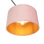 Roze Lampenkap QAZQA, Huis en Inrichting, Lampen | Hanglampen, Ophalen, Zo goed als nieuw, Minder dan 50 cm