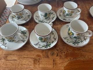 Botanica servies, Huis en Inrichting, Keuken | Servies, Zo goed als nieuw, Compleet servies, Overige stijlen, Porselein, Ophalen