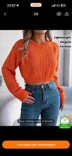 Trui, Kleding | Dames, Truien en Vesten, Oranje, Ophalen of Verzenden, Zo goed als nieuw, SHEIN