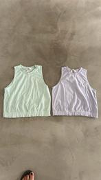 2x zomer top mintgroen en lila maat 158 H&M, Ophalen of Verzenden, Zo goed als nieuw, Meisje, Shirt of Longsleeve